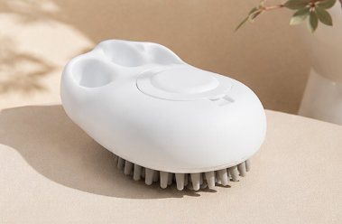 Brosse de Bain 2-en-1 – Distributeur Savon – Chien & Chat