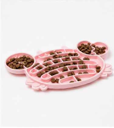 Gamelle Antigloutonne – Silicone – Chien & Chat