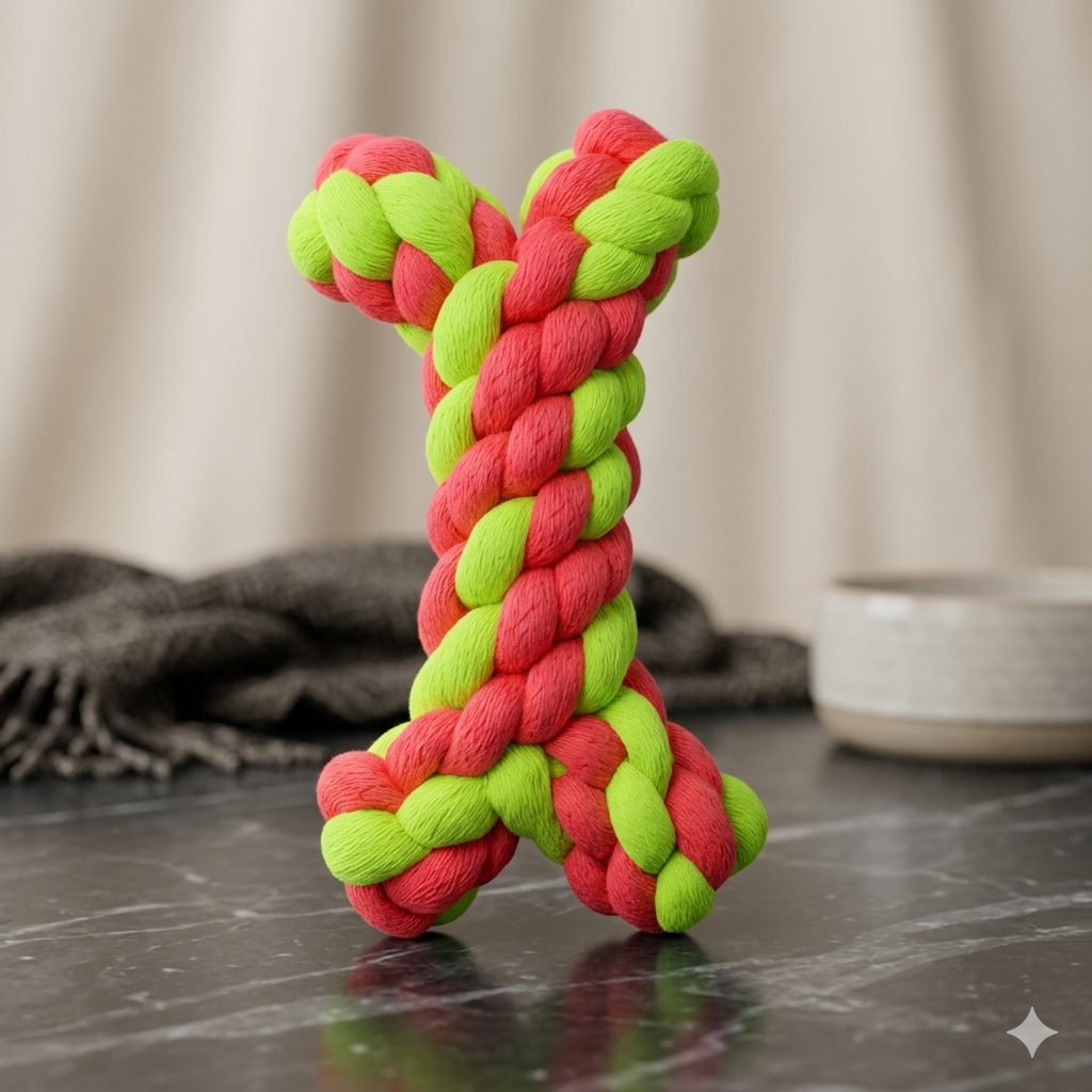 Jouet Corde Chien – Tressée Résistante – Tir à la Corde