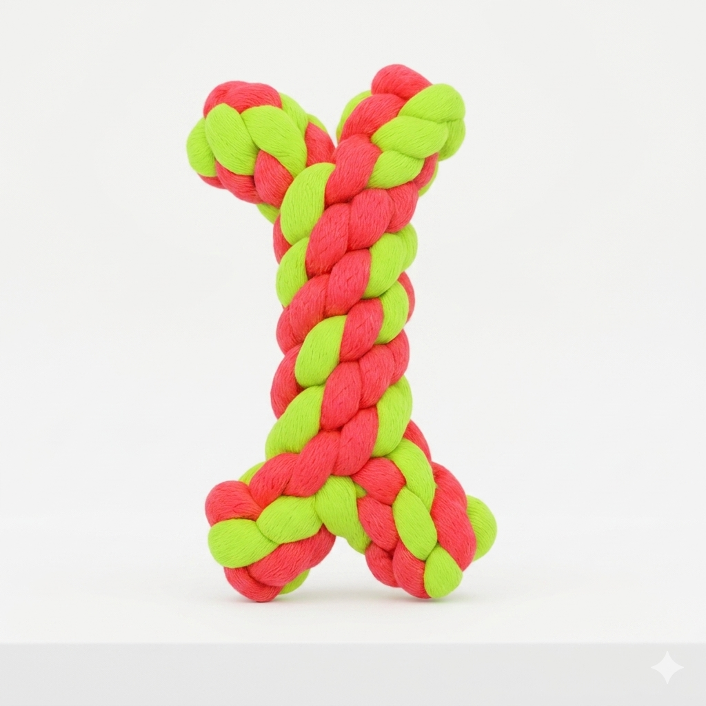 Jouet Corde Chien – Tressée Résistante – Tir à la Corde
