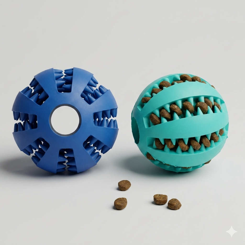 Balle Distributrice Croquettes – Chien & Chat