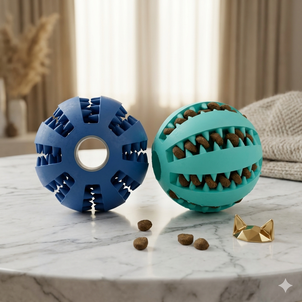 Balle Distributrice Croquettes – Chien & Chat