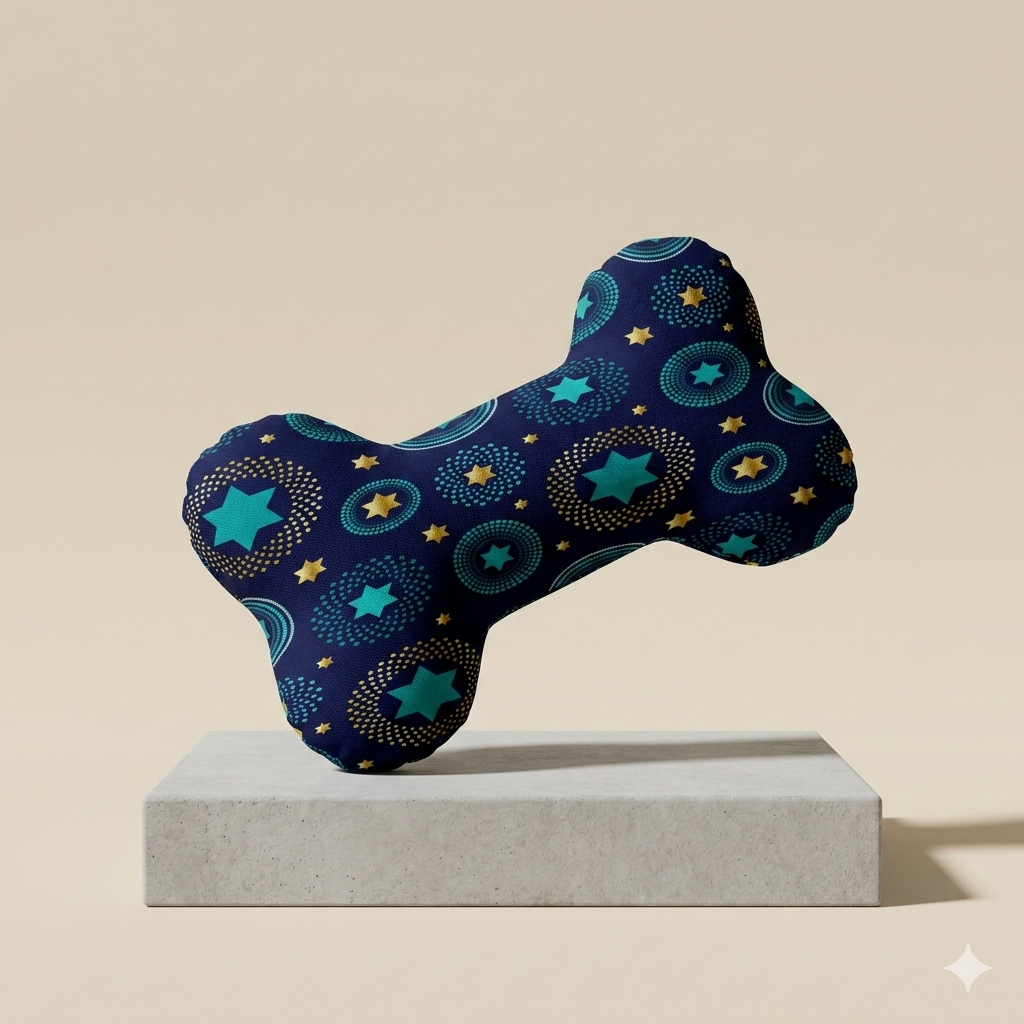 Jouet Os Chien – Toile Résistante – 20 cm