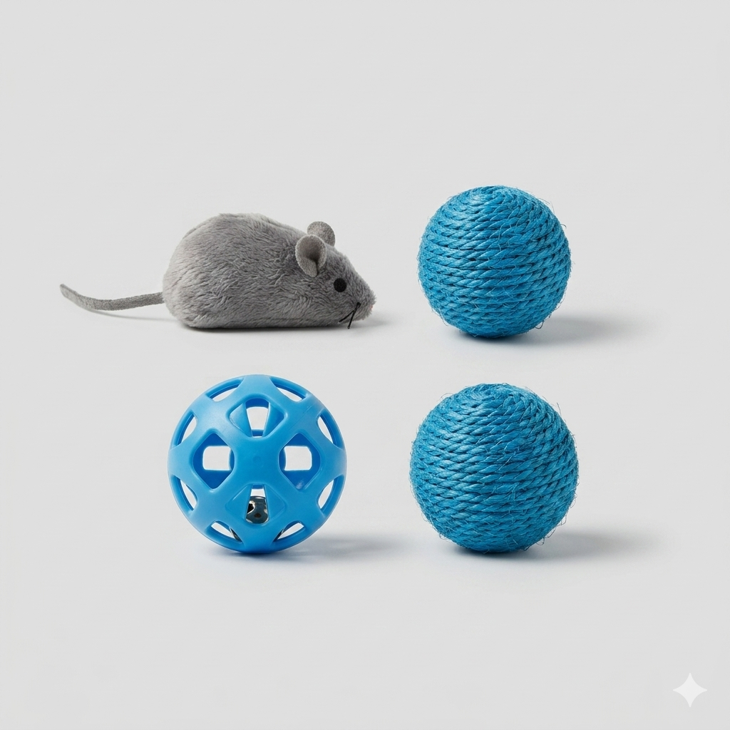 Jouet Souris Chat – Clochette & Sisal