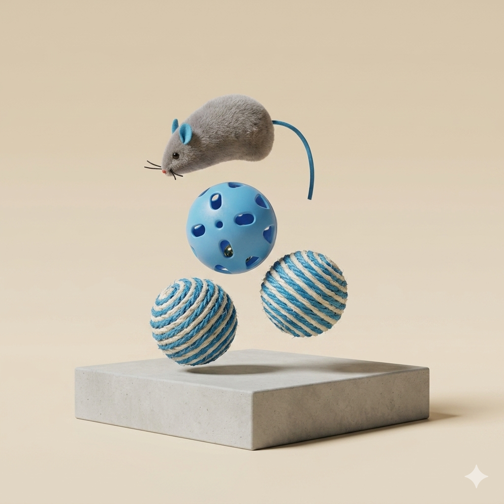 Jouet Souris Chat – Clochette & Sisal